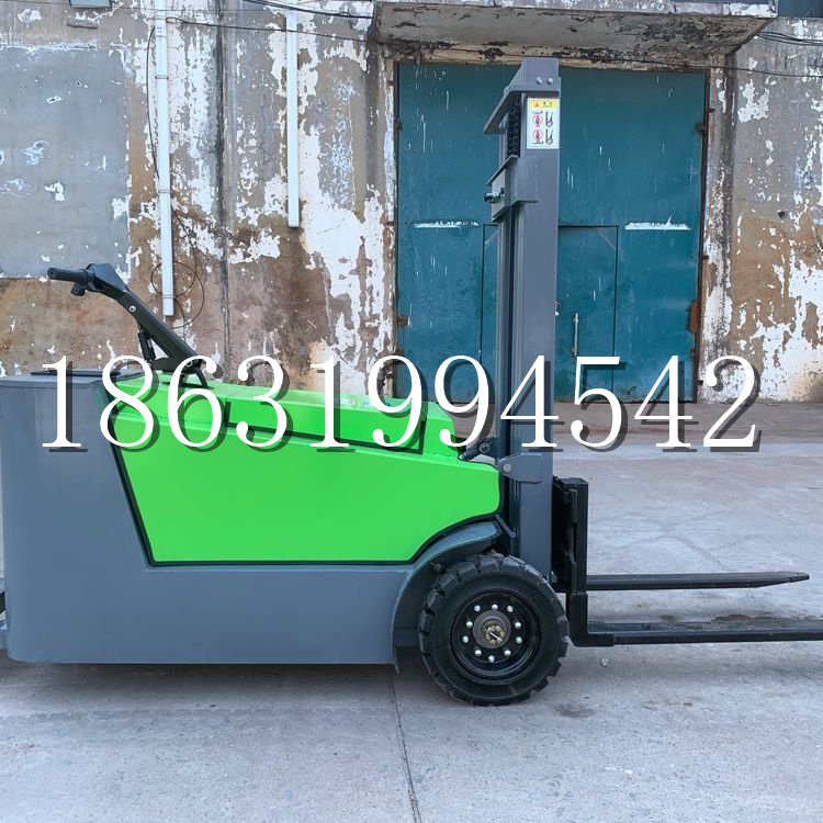 江门市小型电动叉车1吨2吨步行站驾式电瓶堆高充电装卸车液压升降车铲车