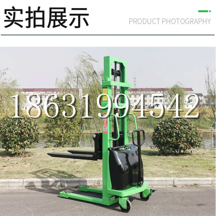 江门市电动叉车堆高车液压铲车电瓶1吨2吨站驾步行式小型全自动叉车